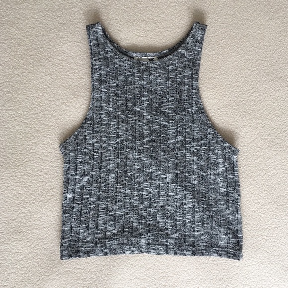 La Hearts Tops - LA Hearts | Sleeveless Ribbed Crop Tank